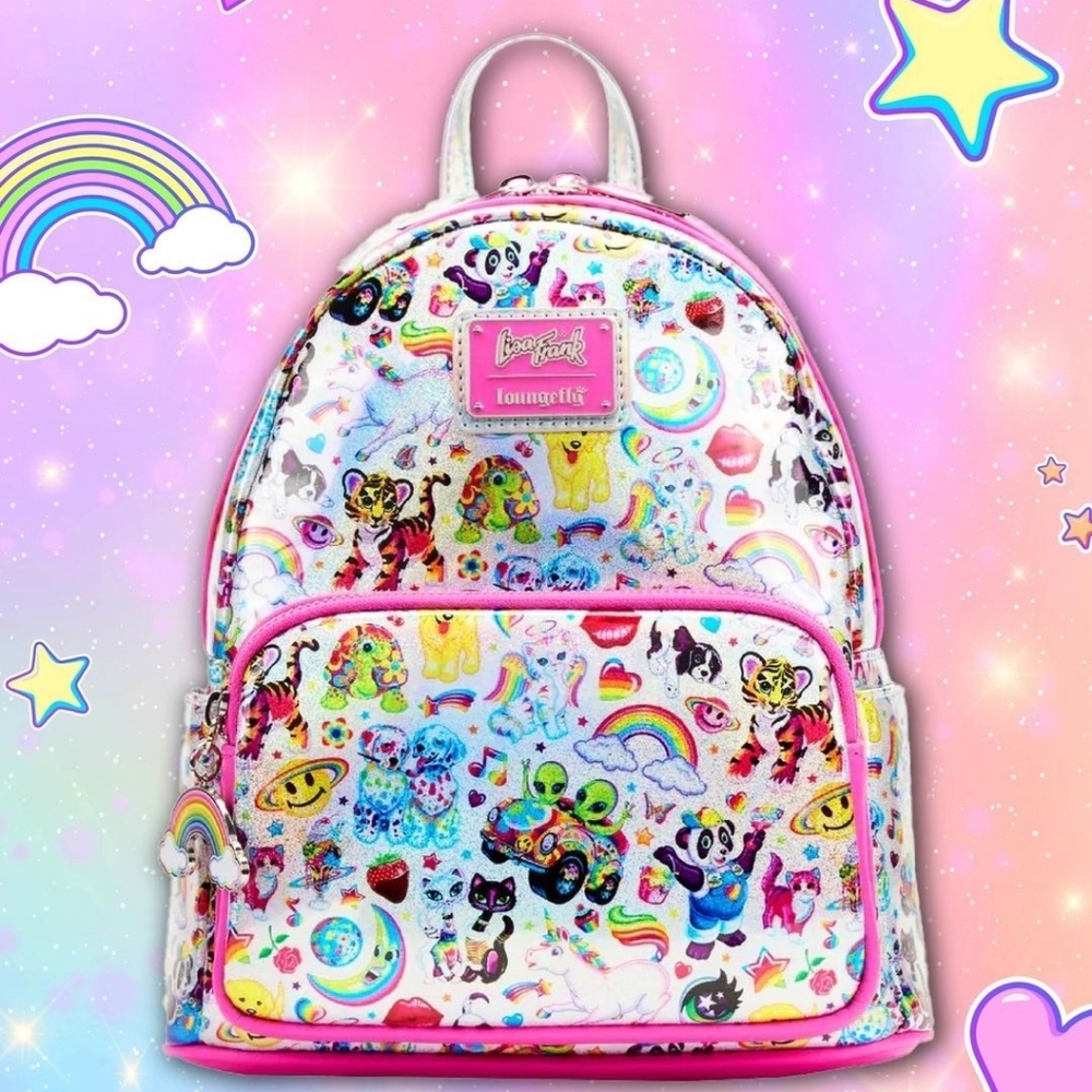 Loungefly Disney Parks Lisa Frank Mini Backpack